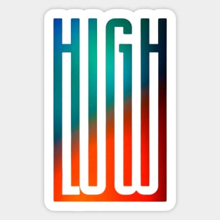 HighLow Sticker